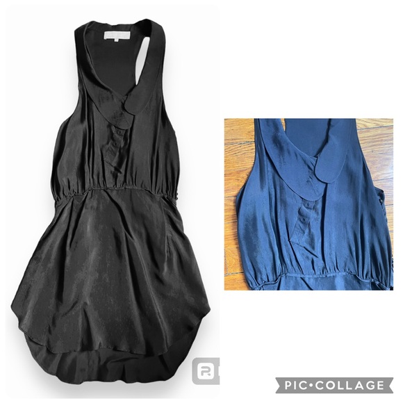 Alexander Wang racerback Peter Pan collar ruffle detail minidress size 2 - Picture 1 of 8